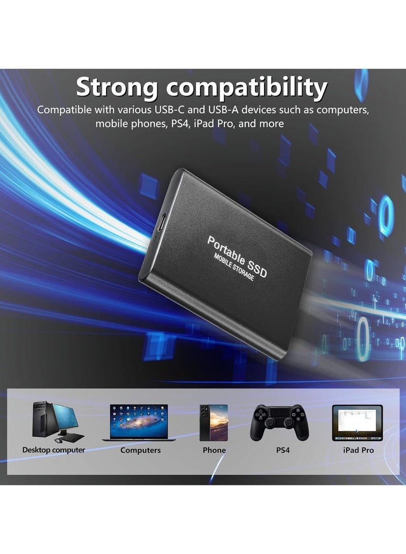 ارواق محرك الأقراص الصلبة الخارجي المحمول سعة 500 جيجابايت USB 3.1 SSD خارجي للكمبيوتر الشخصي Mac والكمبيوتر المحمول وسطح المكتب مقاس 2.5 بوصة - Image 4