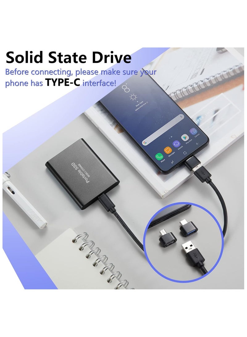 ارواق محرك الأقراص الصلبة الخارجي المحمول سعة 500 جيجابايت USB 3.1 SSD خارجي للكمبيوتر الشخصي Mac والكمبيوتر المحمول وسطح المكتب مقاس 2.5 بوصة - Image 3