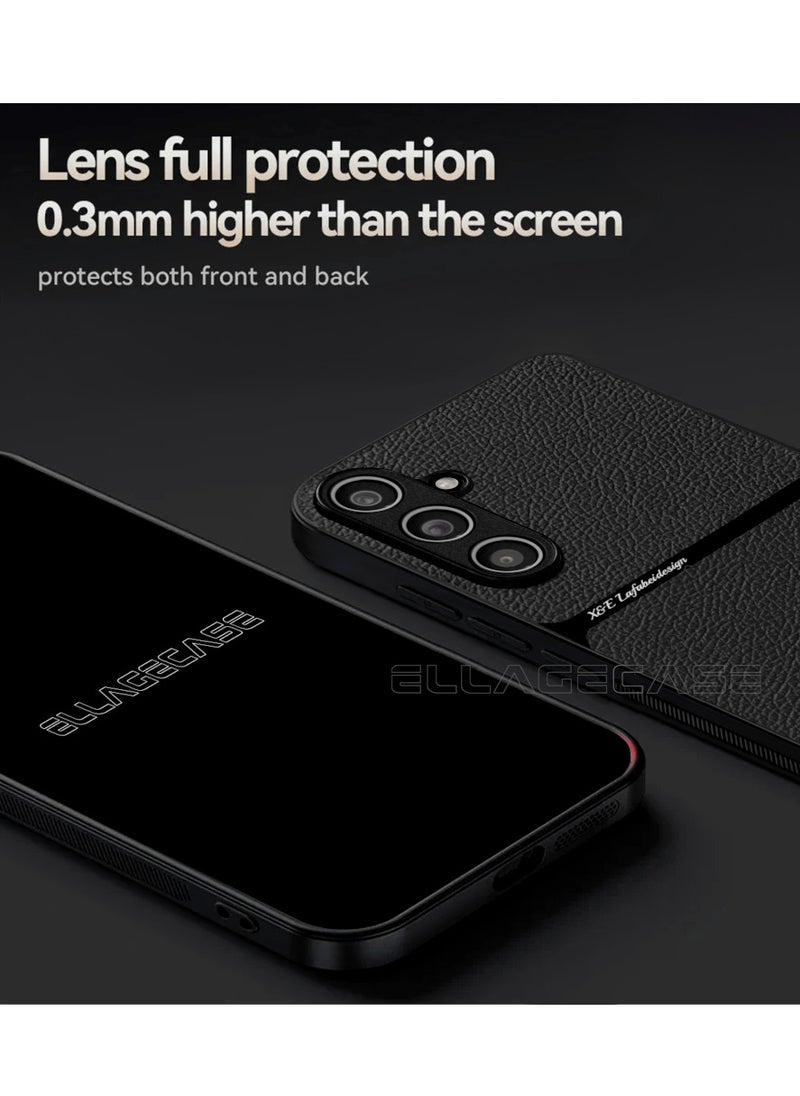 ELLAGECASE Business Class Case for Samsung Galaxy A55 5G, Ultra-Thin, Built-in Magnetic Plate, Wireless Charging, Shockproof, Full Camera Lens Protection  - Image 3