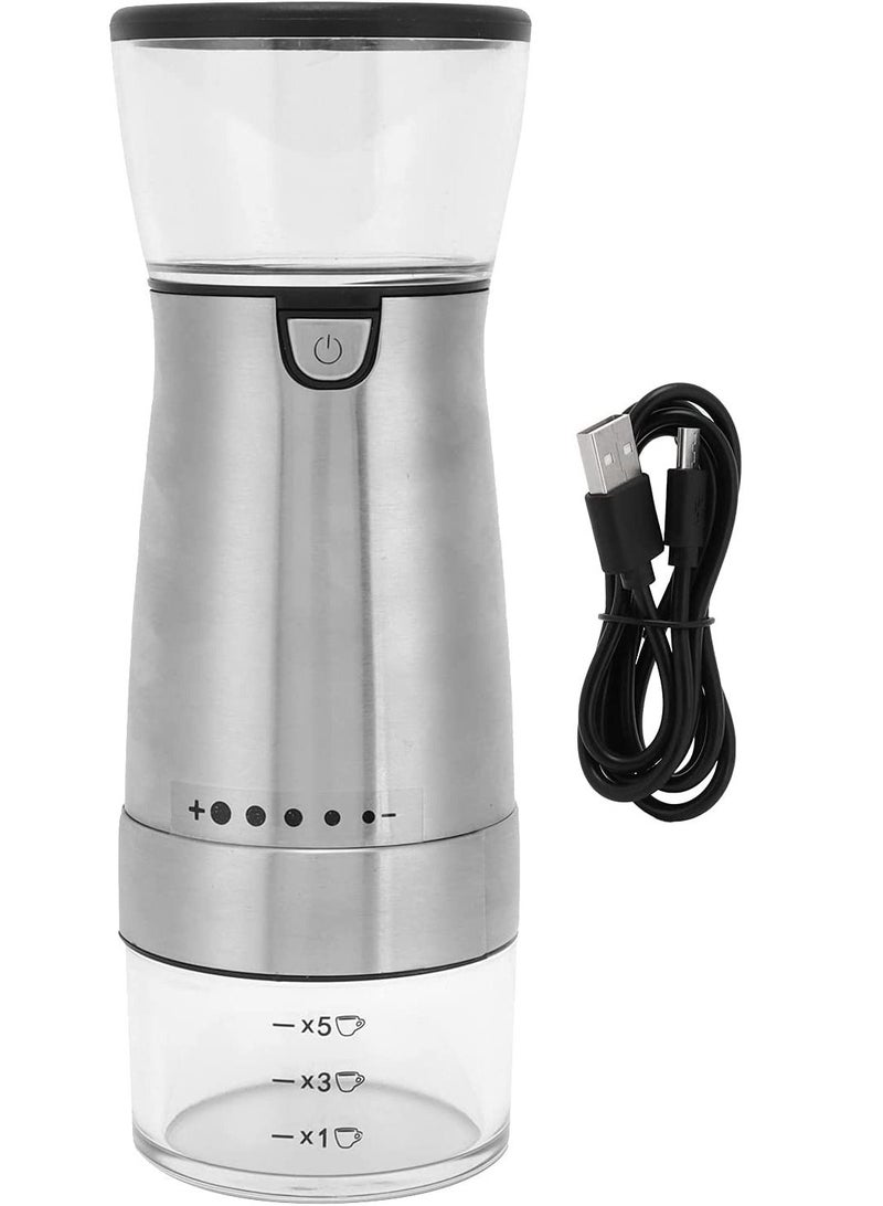Coffee Bean Grinder, Portable USB Charging One Button Operation Coffee Maker Electric for Home for Office  - Image 1
