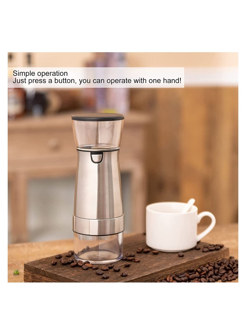 Coffee Bean Grinder, Portable USB Charging One Button Operation Coffee Maker Electric for Home for Office  - Image 5