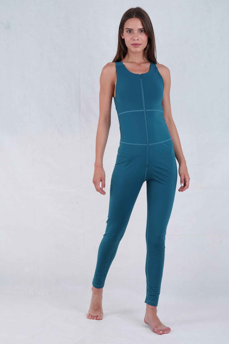 Libra Sport Motion Wave  Jumpsuit - Deep Lagoon - Image 1
