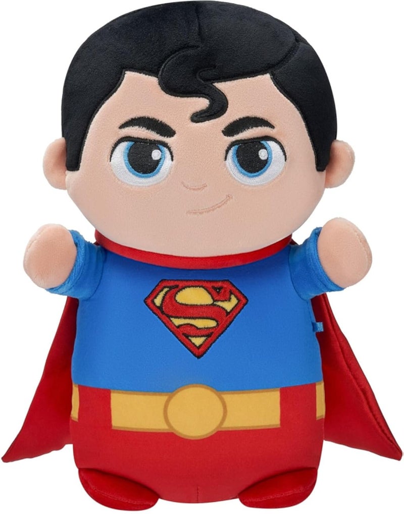 Squishmallows Superman Hugmees Plush, 35.5 cm, Super Soft Collectible Character, Multi-coloured