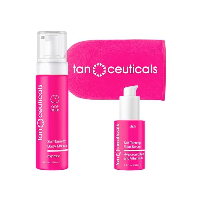 Tanceuticals Luxury Express Mousse + Face Serum Kit