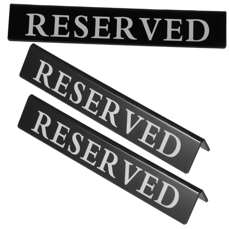 Elegant Reserved Seat Cards For Weddings Events And Banquets 3 Pack - Image 2