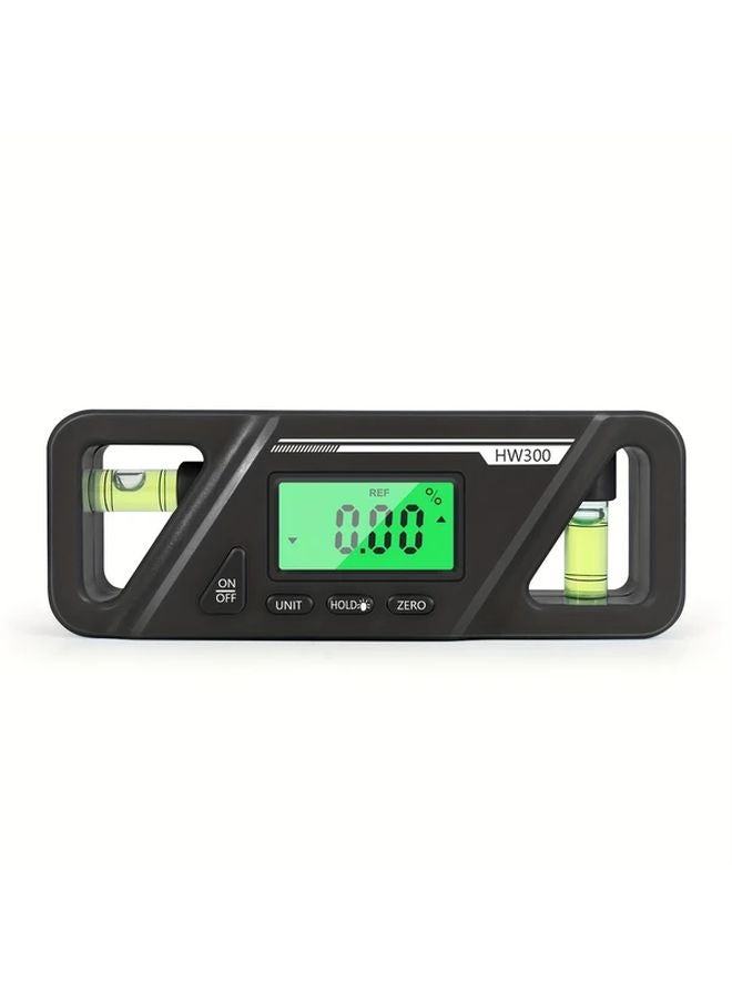 GOXAWEE Digital Angle Meter Magnetic Goniometer Black Backlight LCD Slope Level - Image 1