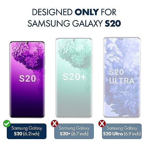 ArmorSuit [2 Pack] MilitaryShield Screen Protector Designed For Samsung Galaxy S20 / S20 5G (6.2")(Case Friendly) Ultrasonic Fingerprint Compatible Anti-Bubble HD Clear Film - Image 2