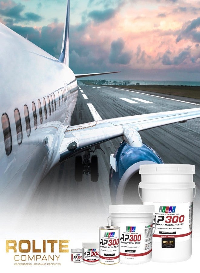 Rolite Aircraft Metal Polish 4.5 Oz Ap300 Medium for Airplane Aluminum Bare Metal Aviation Detailing Restoration - Image 3