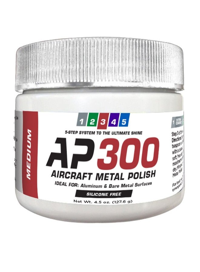 Rolite Aircraft Metal Polish 4.5 Oz Ap300 Medium for Airplane Aluminum Bare Metal Aviation Detailing Restoration - Image 1
