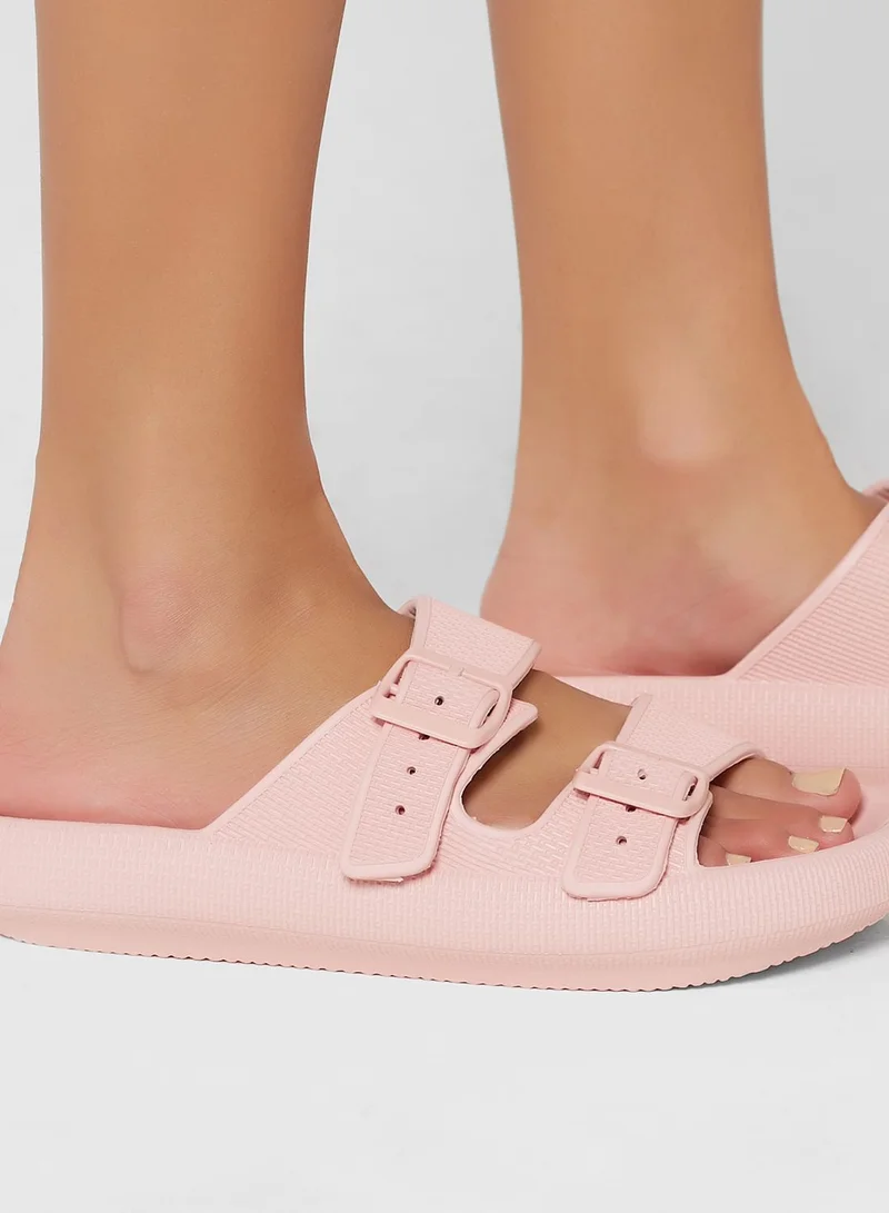 Ginger Buckle Strap Slides