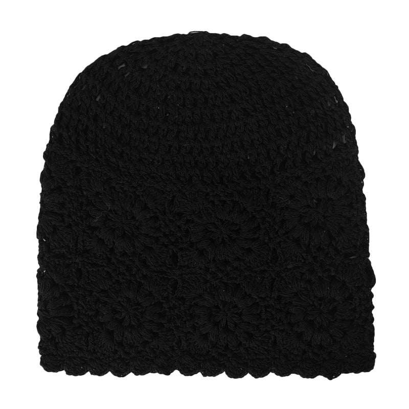 ZLYC Women's Beanie, Solid Black, one Size fits Most - Image 5