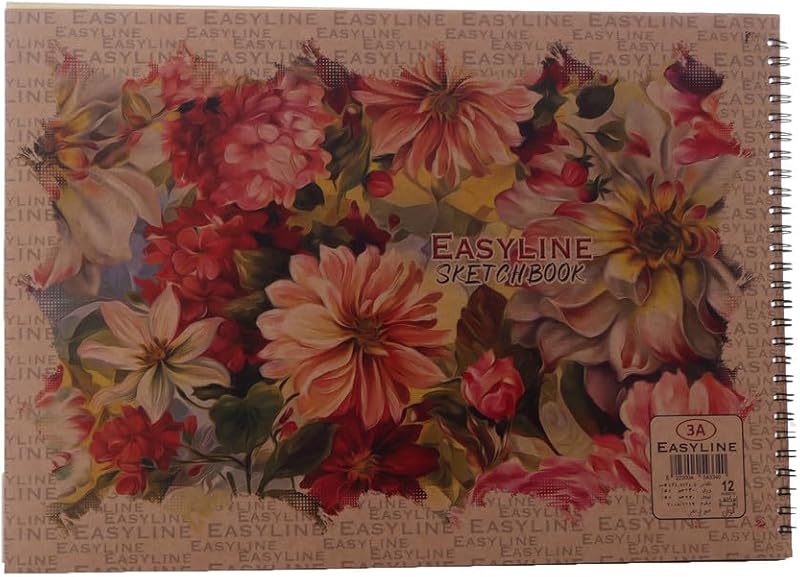 Easy Line 12240-2 Wire Drawing Notebook 12 Sheets Colored - Multi Color