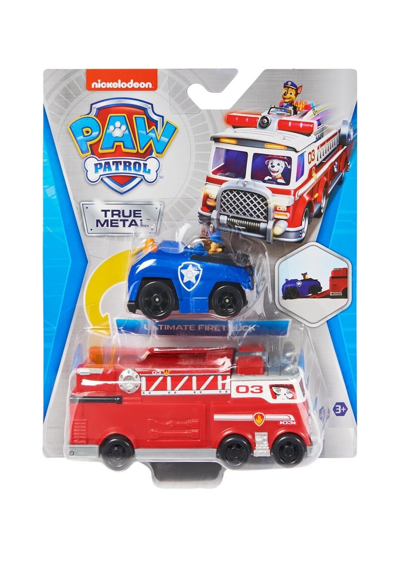 PAW PATROL سيارة إطفاء مارشال المعدنية الحقيقية - Image 1