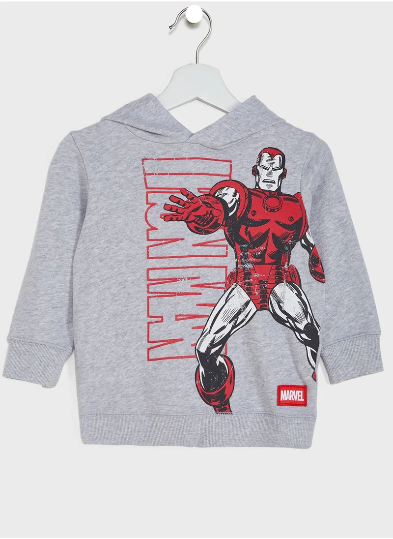 Cotton On Kids Iron Man Milo Hoodie