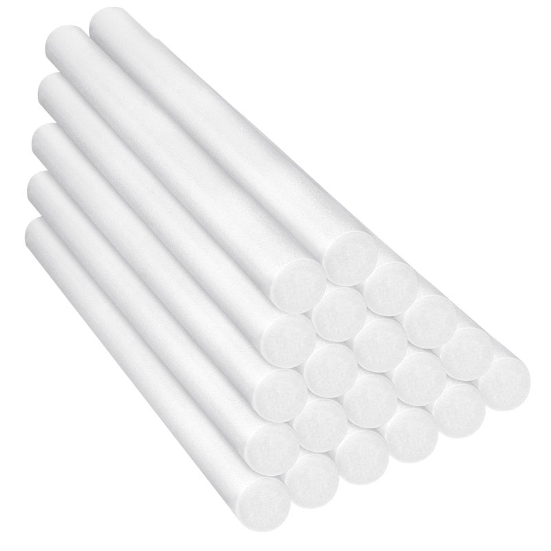 Frienda 20 Pcs Solid Pool Noodles 157 x 3583 Inches Craft Foam Noodles DIY Craft Foam Swimming Pool Noodles Round Foam Tube for Kids Floating Noodles Craft Projects