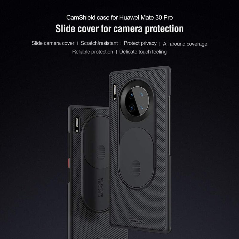 Nillkin Huawei Mate 30 Pro Case Cam Shield Series With Camera Slide Cover Mobile Phone Case Black - Image 1