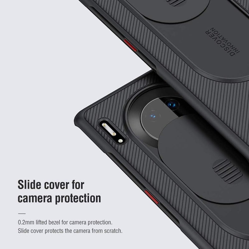 Nillkin Huawei Mate 30 Pro Case Cam Shield Series With Camera Slide Cover Mobile Phone Case Black - Image 2
