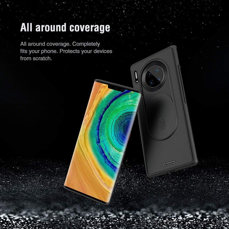 Nillkin Huawei Mate 30 Pro Case Cam Shield Series With Camera Slide Cover Mobile Phone Case Black - Image 4