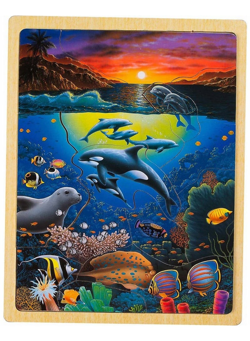 Fun Marine Creatures Puzzle – Educational Toy for Kids’ Skill Development