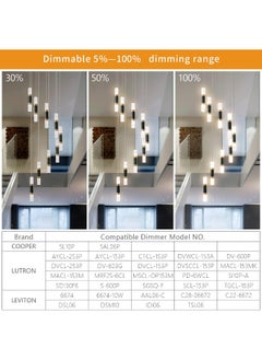 Liangmh Liangmh 9-Light Modern Kitchen Island Dimmable Led Modern Black Gold Ceiling Pendant Light Living Room Bedroom Foyer Led 54W Stairs Large Chandelier - pzsku/Z0AFE7C732DC4C20F5311Z/45/_/1722841353/3a1880e3-a24a-4411-b8f9-0c867a0086bd