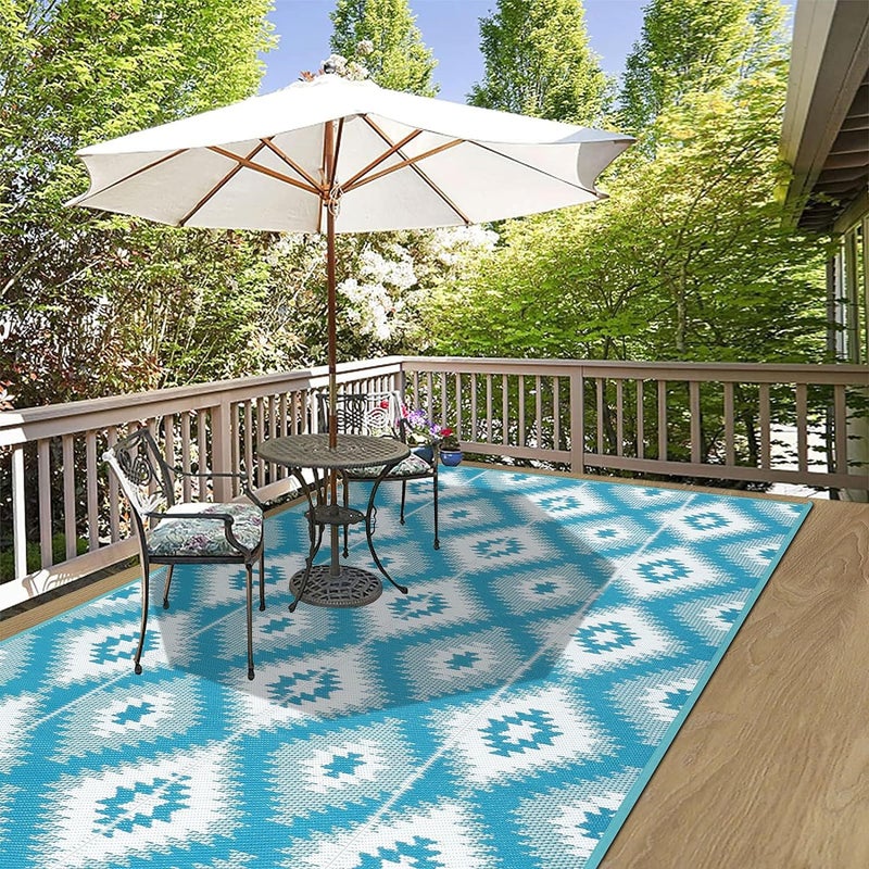 Huayang Camping Gear RV Floor Mat, PP Tube Woven Garden Mat, Anti-Aging & Moisture-Proof, Customizable for Outdoor Courtyard Lawns - Image 1