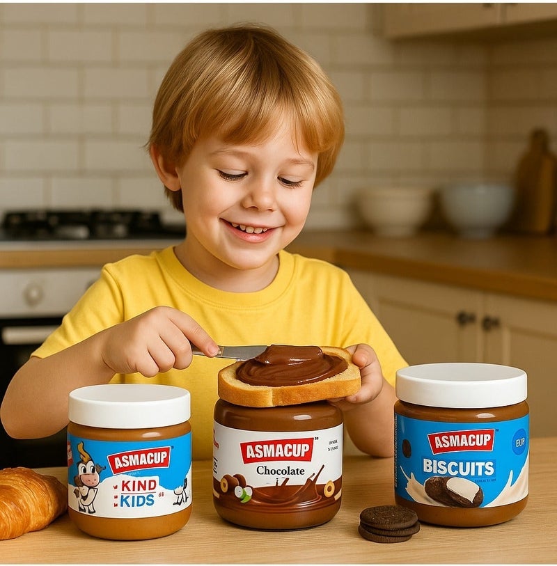 اسماكب عرض خاص 3 علب 200 جرام اوربو سبريد & شيكولاته سبريد & كندر سبريد - Image 3