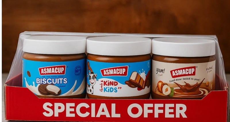 اسماكب عرض خاص 3 علب 200 جرام اوربو سبريد & شيكولاته سبريد & كندر سبريد - Image 4