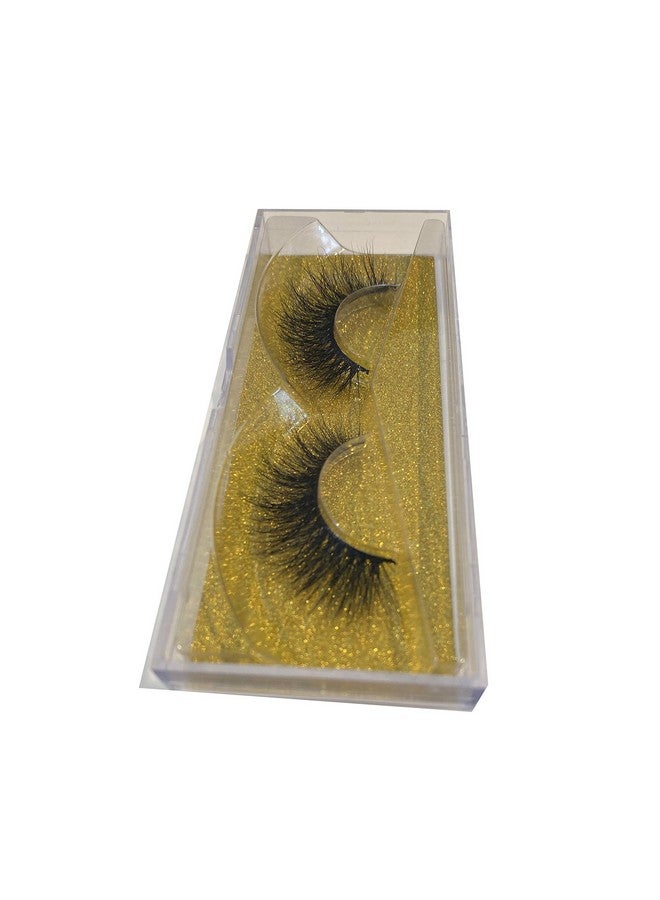 Alluring 3D Mink Lashes Reusable Strip 100% Siberian Mink Fur False Eyelashes Handmade Dramatic Look Cruelty Free Kr11 - Image 1