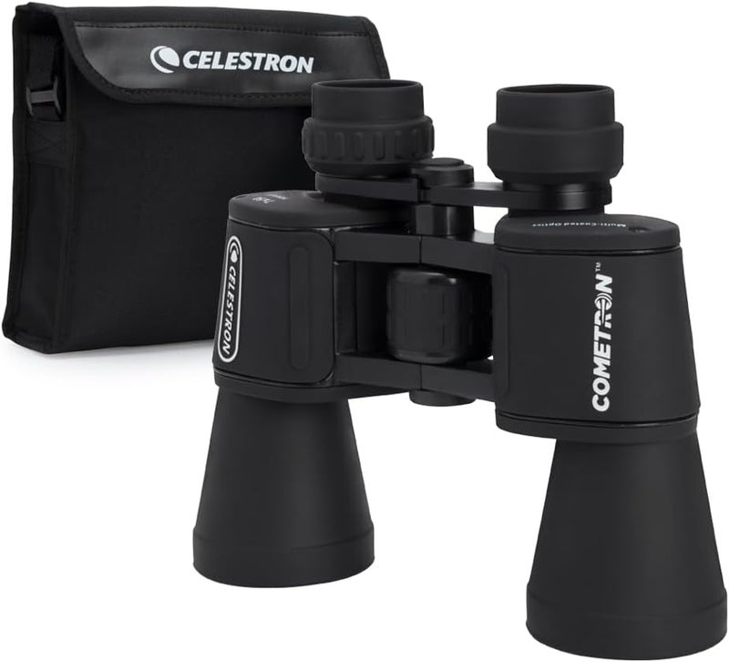 Celestron Cometron Astronomy Binocular, 7 x 50 mm Size, Black - Image 1