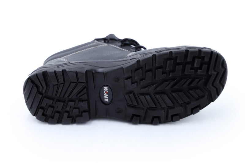 Komy Worker Shoes High Ankle Metalic Safety Shoes S1P SRC with Antistatic PU Sole, Steel Toe Cap, Steel Midplate,  Breathable & Abrasion Resistant Mesh Lining & Cow Split Leather  - Model No: KMS28H - Image 4
