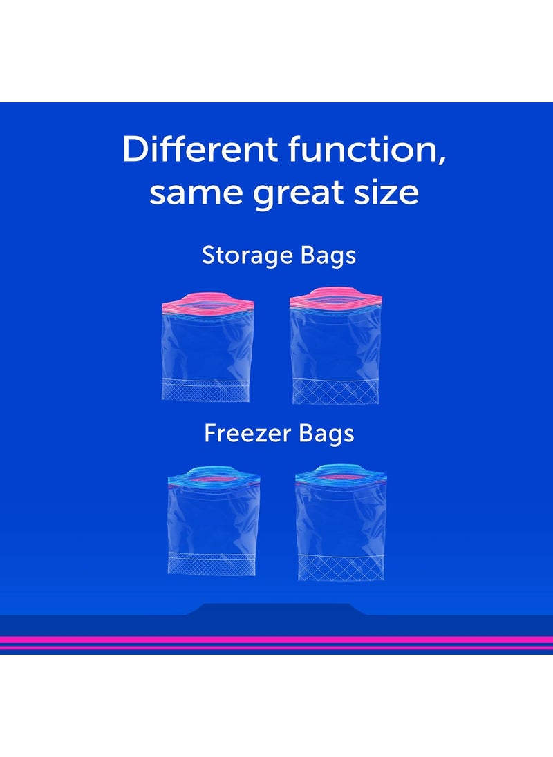 Ziploc Ziploc Quart Food Storage Bags, Grip 'n Seal Technology for Easier Grip, Open, and Close, 100 Count  - Image 5