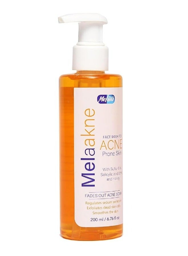 Melano Pharma Melaakne Face Wash Acne Prone Skin 200ML