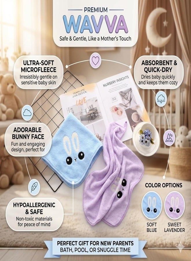 Wavva® Baby Bath Towel New Born to 5 Years Soft Wrapper Micro Fleece Cum Towel for Baby Boys and Baby Girls (Pack of 1) (Color May Delivered As Per The Availability of The Stock.) - Image 3