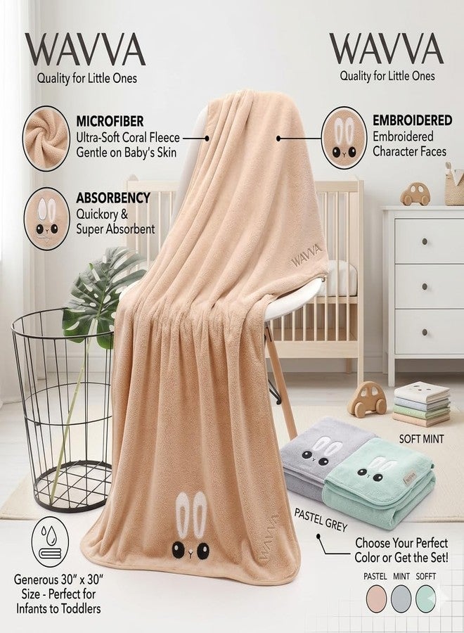 Wavva® Baby Bath Towel New Born to 5 Years Soft Wrapper Micro Fleece Cum Towel for Baby Boys and Baby Girls (Pack of 1) (Color May Delivered As Per The Availability of The Stock.) - Image 5