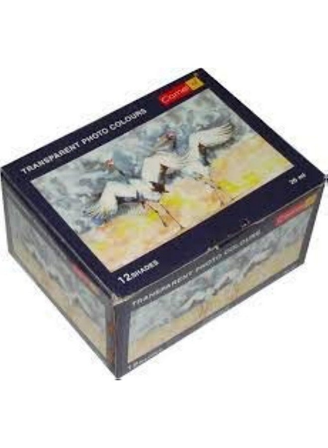 Camel Camlin Photo Colours (Transparent), Set Of 12
