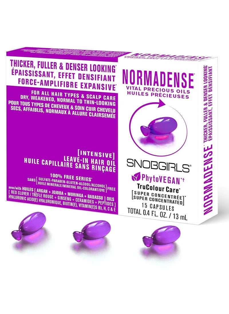 SNOBGIRLS NORMADENSE 1 Vegan Biotin Hydrating and Strengthening Conditioner and Hair Oil Set with Argan Oil and Biotin  - Image 3