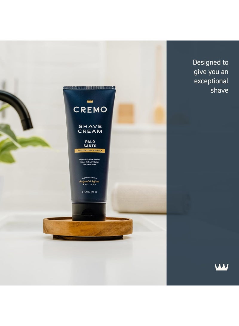 كريمو كريم حلاقة بالو سانتو عالي الجودة، عبوة من قطعتين، 6 أونصة سائلة - Image 2