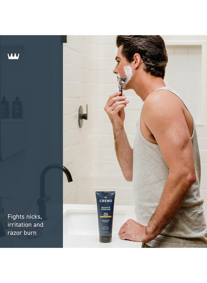 كريمو كريم حلاقة بالو سانتو عالي الجودة، عبوة من قطعتين، 6 أونصة سائلة - Image 3