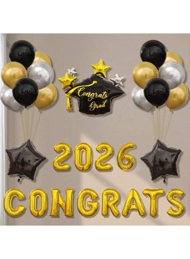 Graduation Party Decoration Set 2026 – 20pcs Graduation Balloons Decoration Kit - Image 1