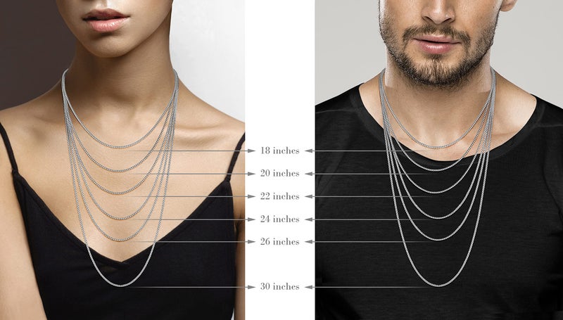 Miabella Italian 925 Sterling Silver Solid 2mm Round Box Chain Necklace for Women Men, Made in Italy (rhodium-plated-silver, Length 26 Inches) - Image 5