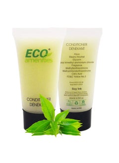 ECO Amenities ECO Amenities Travel Size 0.75oz Conditioner (BULK 288 Pack) - 22ml Hotel Conditioner Supplies for Guests - Green Tea Scent Eco Conditioner, Mini Conditioner with Twist Cap, Biodegradable Container  - Image 2