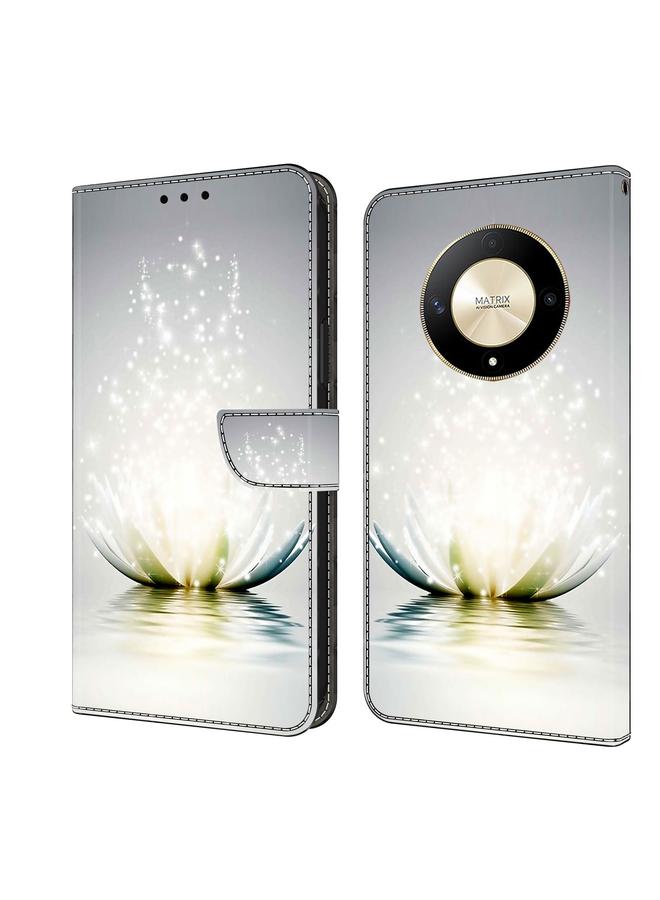 S-TOP Case For Honor Magic6 Lite Crystal 3D Shockproof Protective Leather Phone Case - Image 1