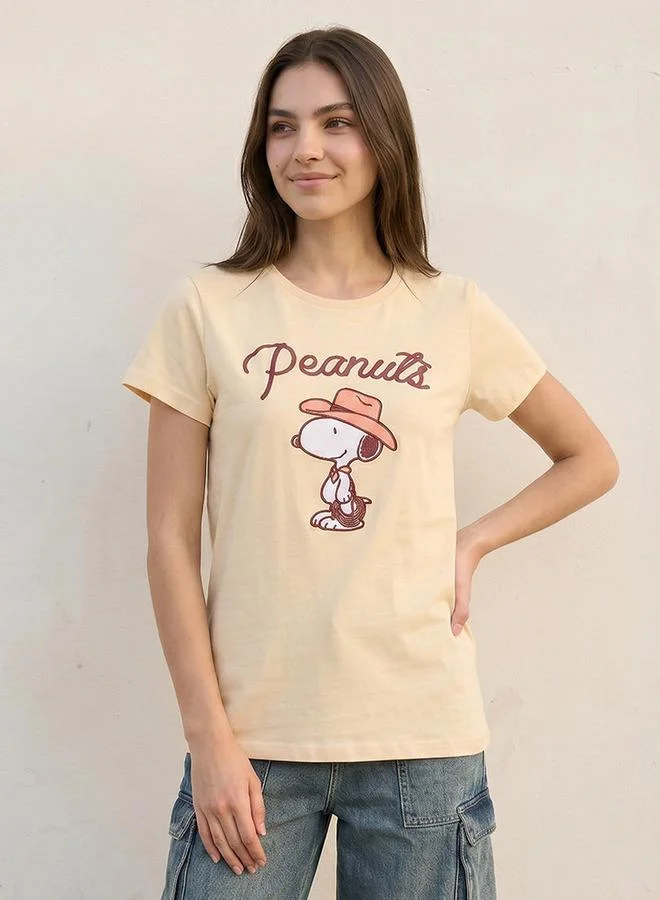SP Characters Peanuts Cotton T-shirt