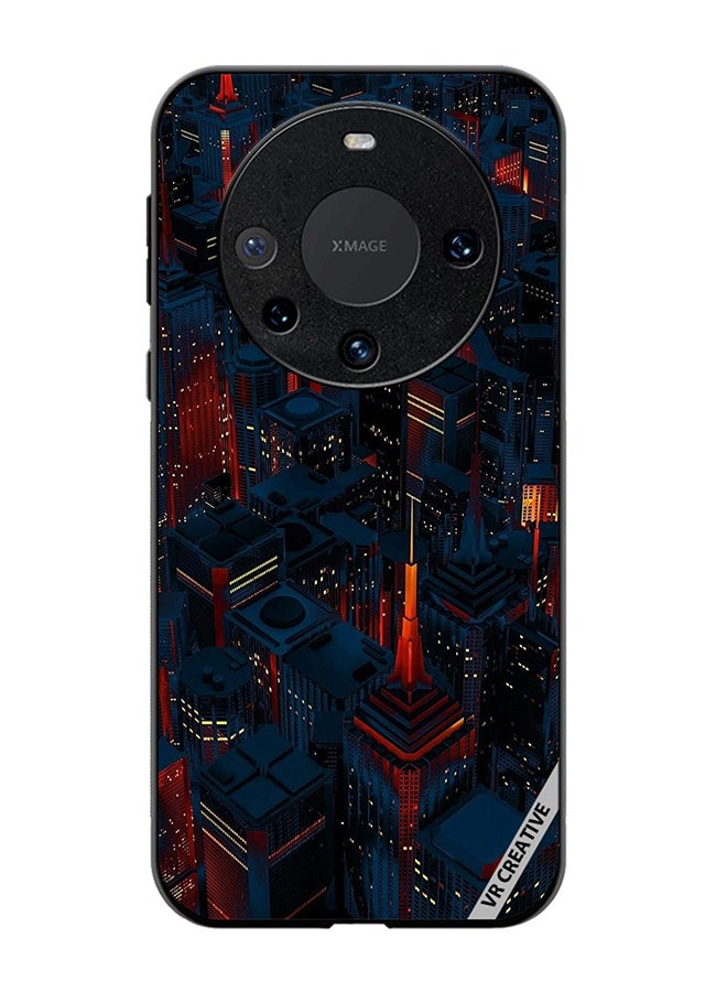 VR CREATIVE Protective Case Cover For Huawei Mate 60 Dark City Design Multicolour - Image 1