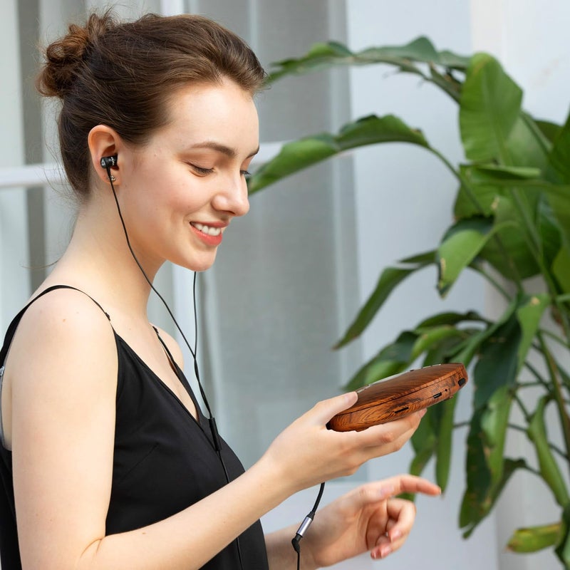 KLIM Discman Portable CD Player with Headphones, Built-in Battery - New Version - CD Players for Home, Car - Compatible w/SD Card, CD-R, CD-RW, MP3, WMA - 5 EQ Effects - Image 4