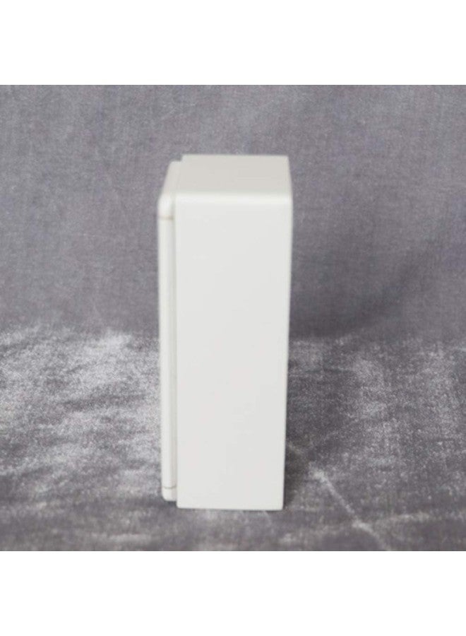 klarako 1/ 12 Dollhouse Miniature Fridge Mini Refrigerator Model White Fridge Figurine Furniture Ornament for Kids Kitchen Pretend Play Toy Gift  - Image 2