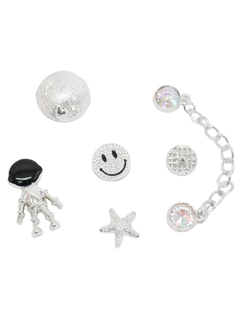 12PCS Unisex-Adult Cute Shoe Decoration Charms for Clogs Sandals, Spaceman Series Diy Accessories for Girls Women Party Favors Gifts(Not Incleded Shoes)