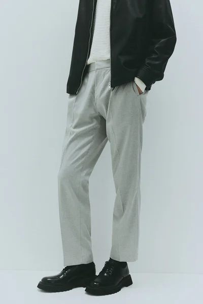 H&M Regular Fit Crease-leg trousers