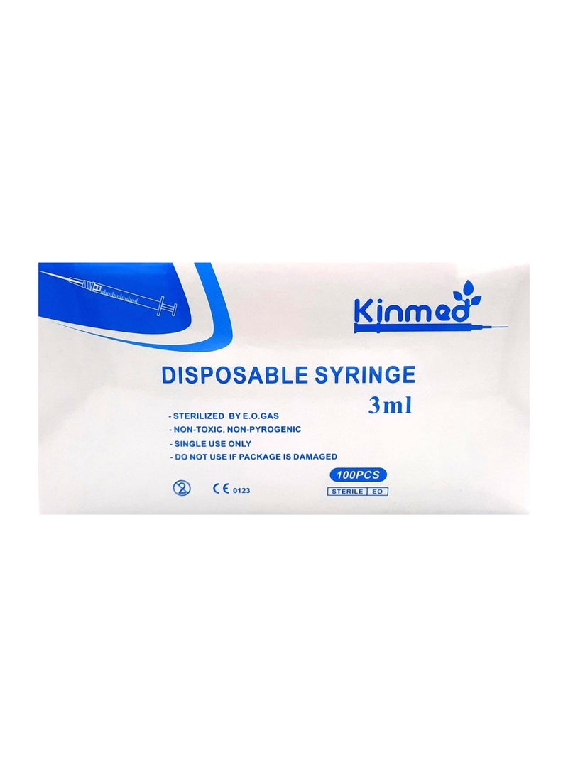 Kinmed Pack of 5 Kinmed disposable syringe 3ml - Image 4