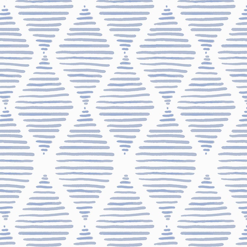 WENMER Geometric Peel and Stick Wallpaper 173 x 118 Striped Wallpaper Blue and White Contact Paper Geometric Self Adhesive Removable Stripe Wall Paper for Restroom Bedroom